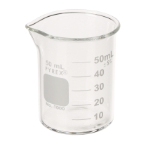 Beaker,Glass,50mL,pk/12